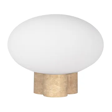 Mammut Tischleuchte Ø28cm - Travertin - Globen Lighting