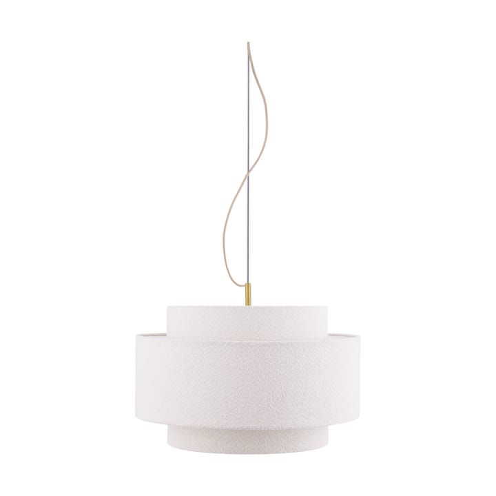Noah Pendelleuchte Ø50 cm - Bouclé weiß - Globen Lighting