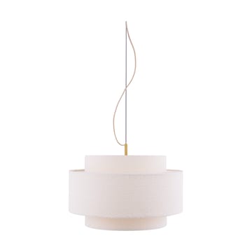 Noah Pendelleuchte Ø50 cm - Bouclé weiß - Globen Lighting