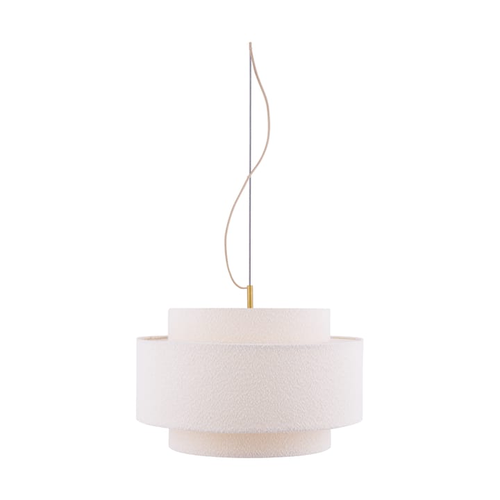 Noah Pendelleuchte Ø50 cm, Bouclé weiß Globen Lighting