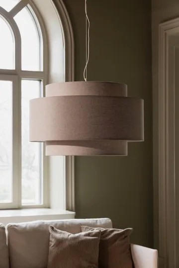 Noah Pendelleuchte Ø70 cm - Beige - Globen Lighting