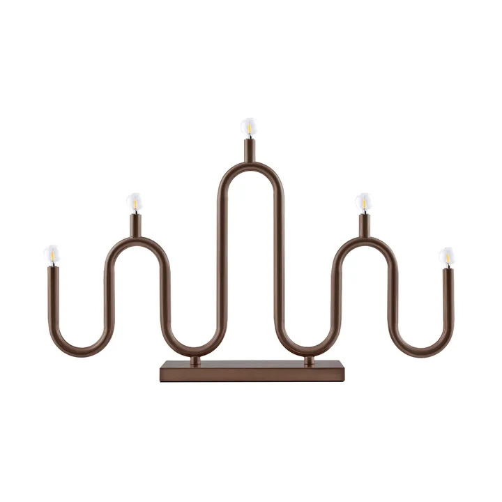Noel 5 Adventskerzenhalter - Bronze - Globen Lighting