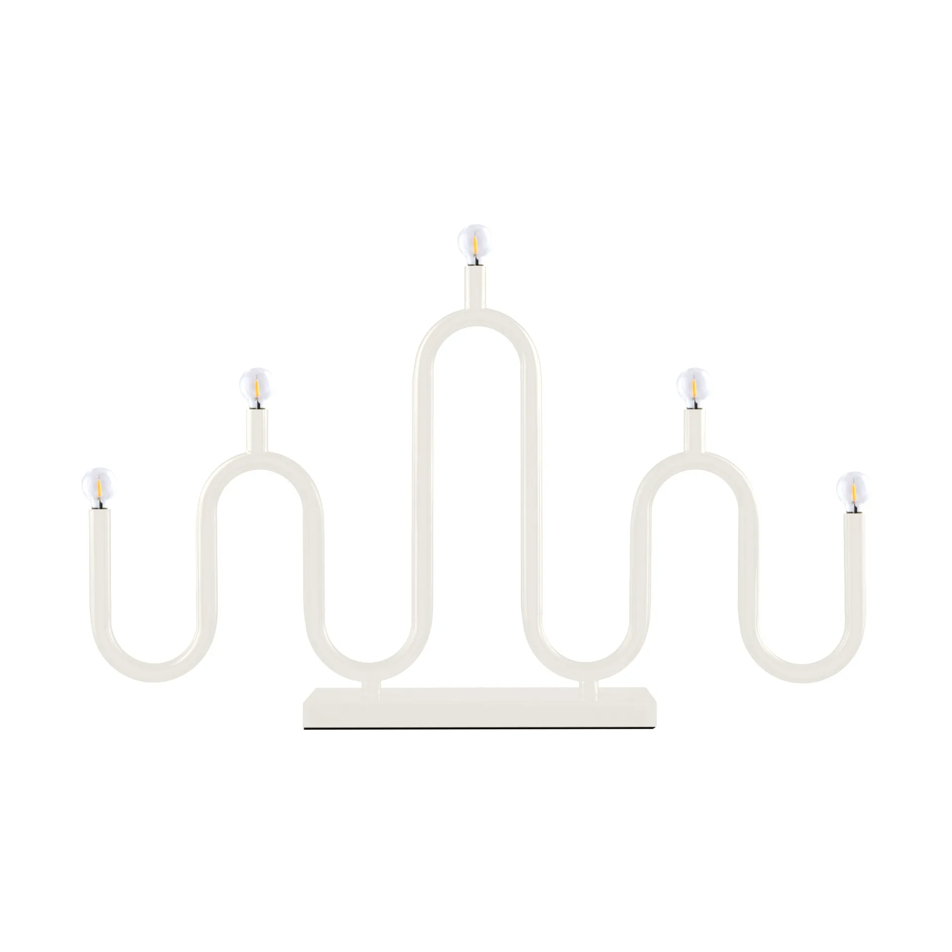 Noel 5 Adventskerzenhalter, Elfenbeinweiß Globen Lighting