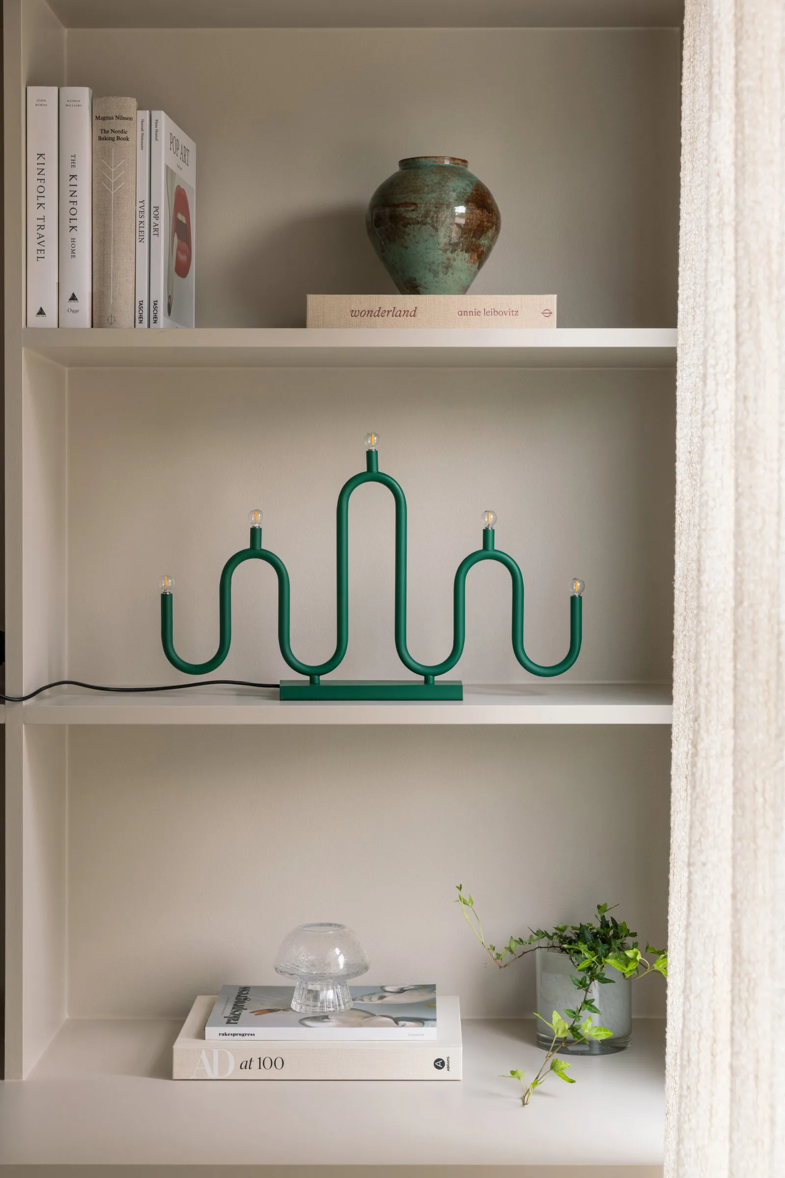 Noel 5 Adventskerzenhalter, Grün Globen Lighting