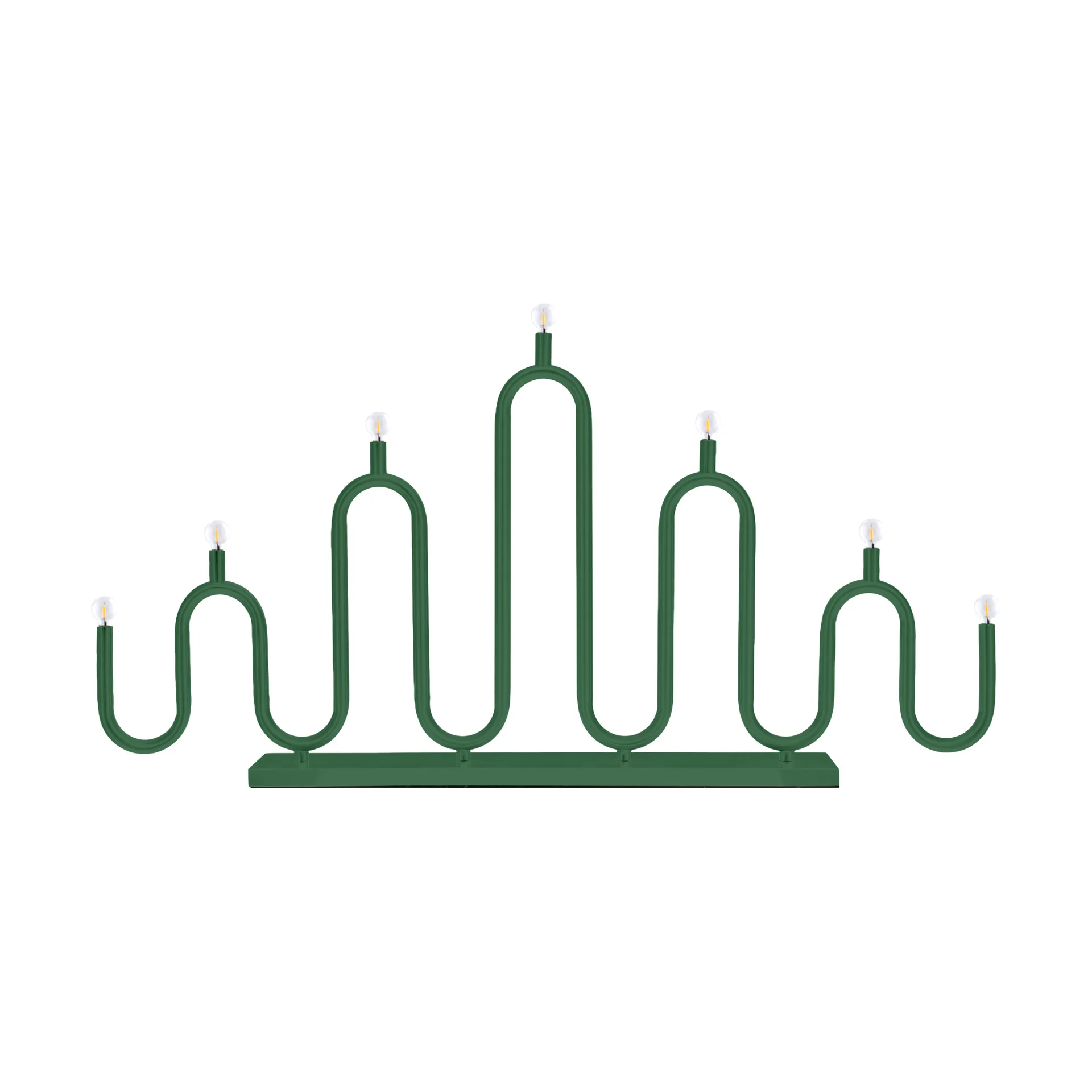Noel 7 Adventskerzenhalter, Grün Globen Lighting
