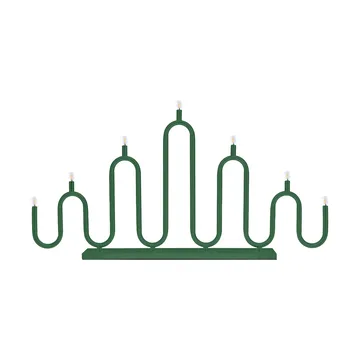 Noel 7 Adventskerzenhalter - Grün - Globen Lighting