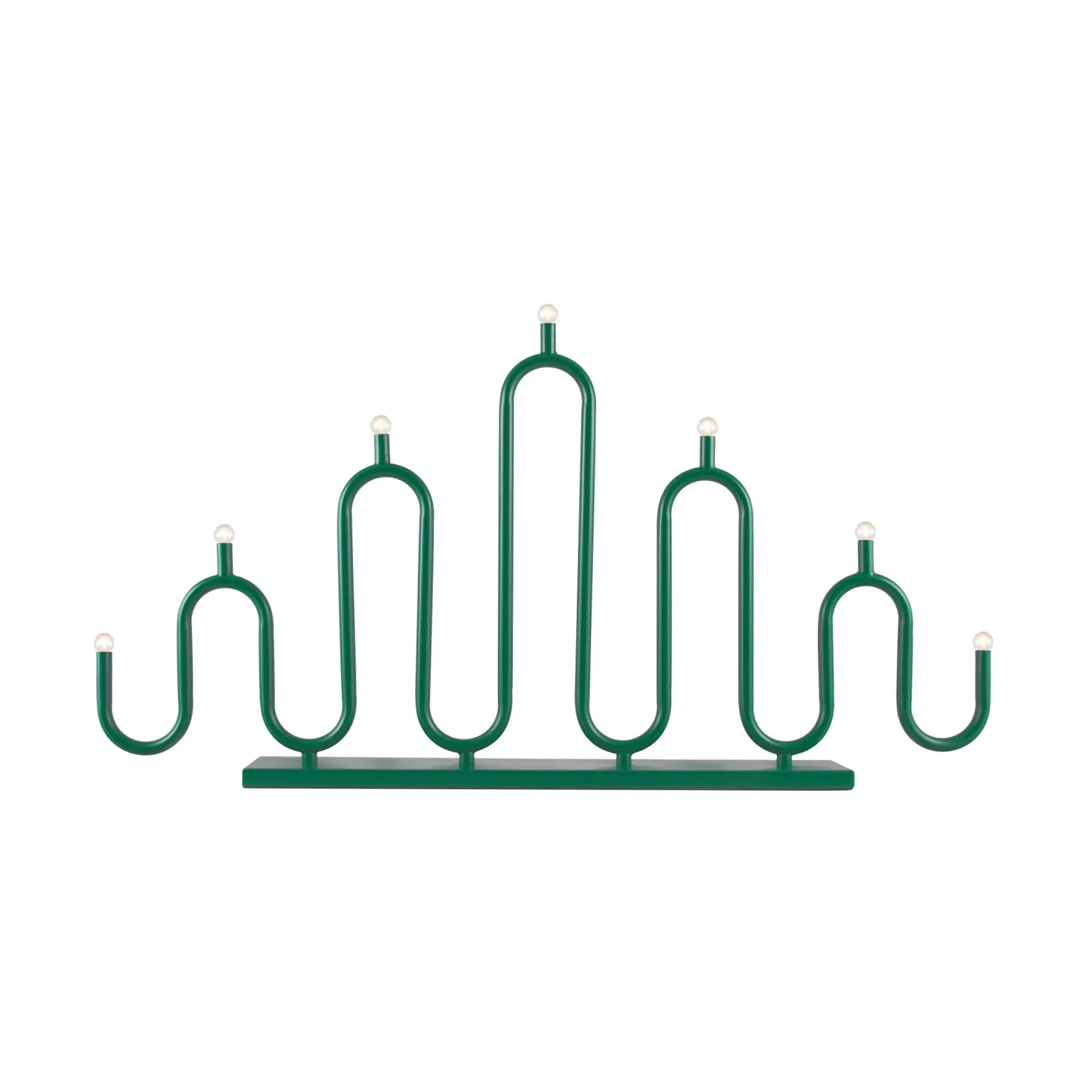 Noel 7 Adventskerzenhalter, Grün Globen Lighting