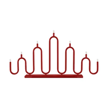 Noel 7 Adventskerzenhalter - Rot - Globen Lighting