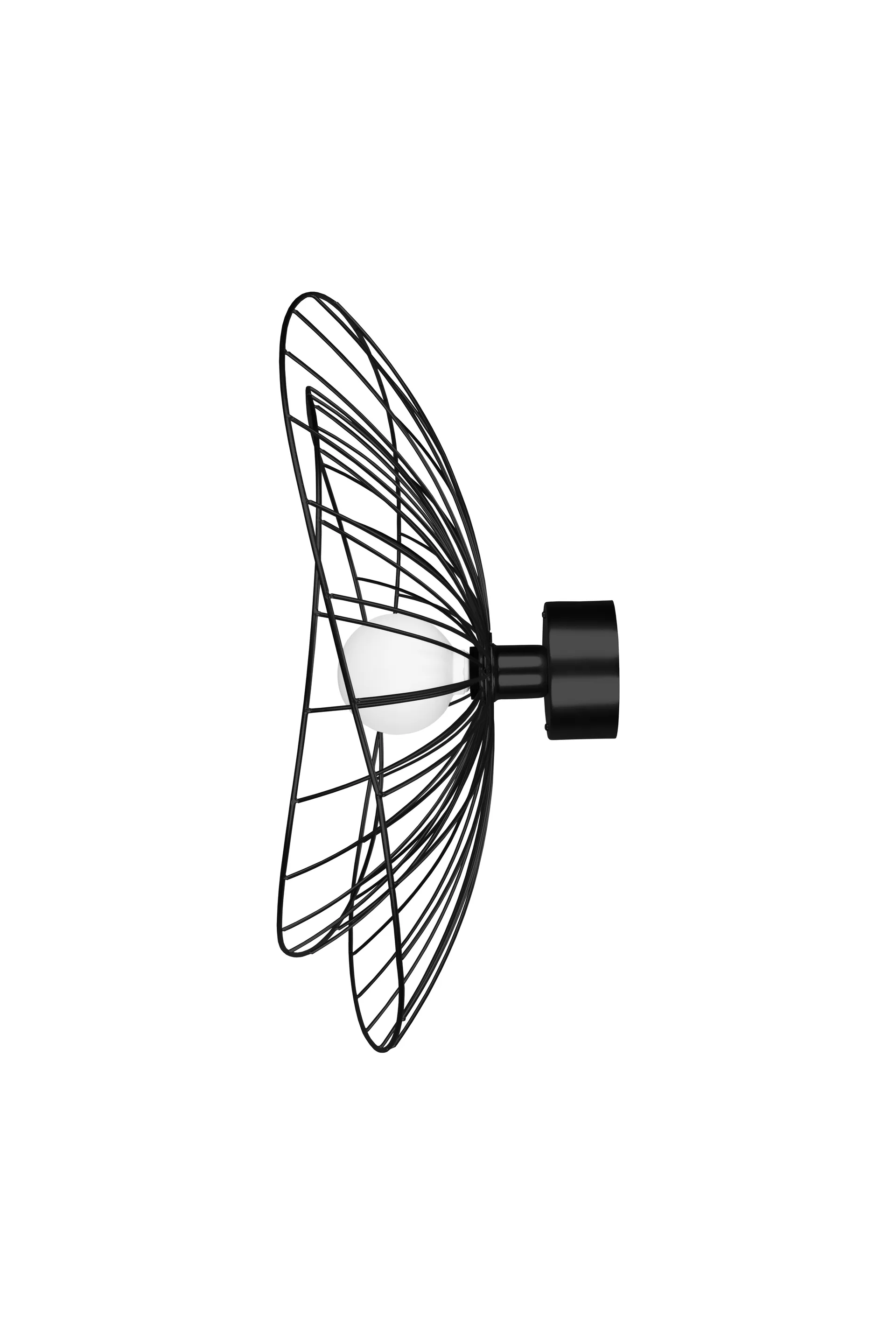 Ray Deckenleuchte, Matt schwarz Globen Lighting