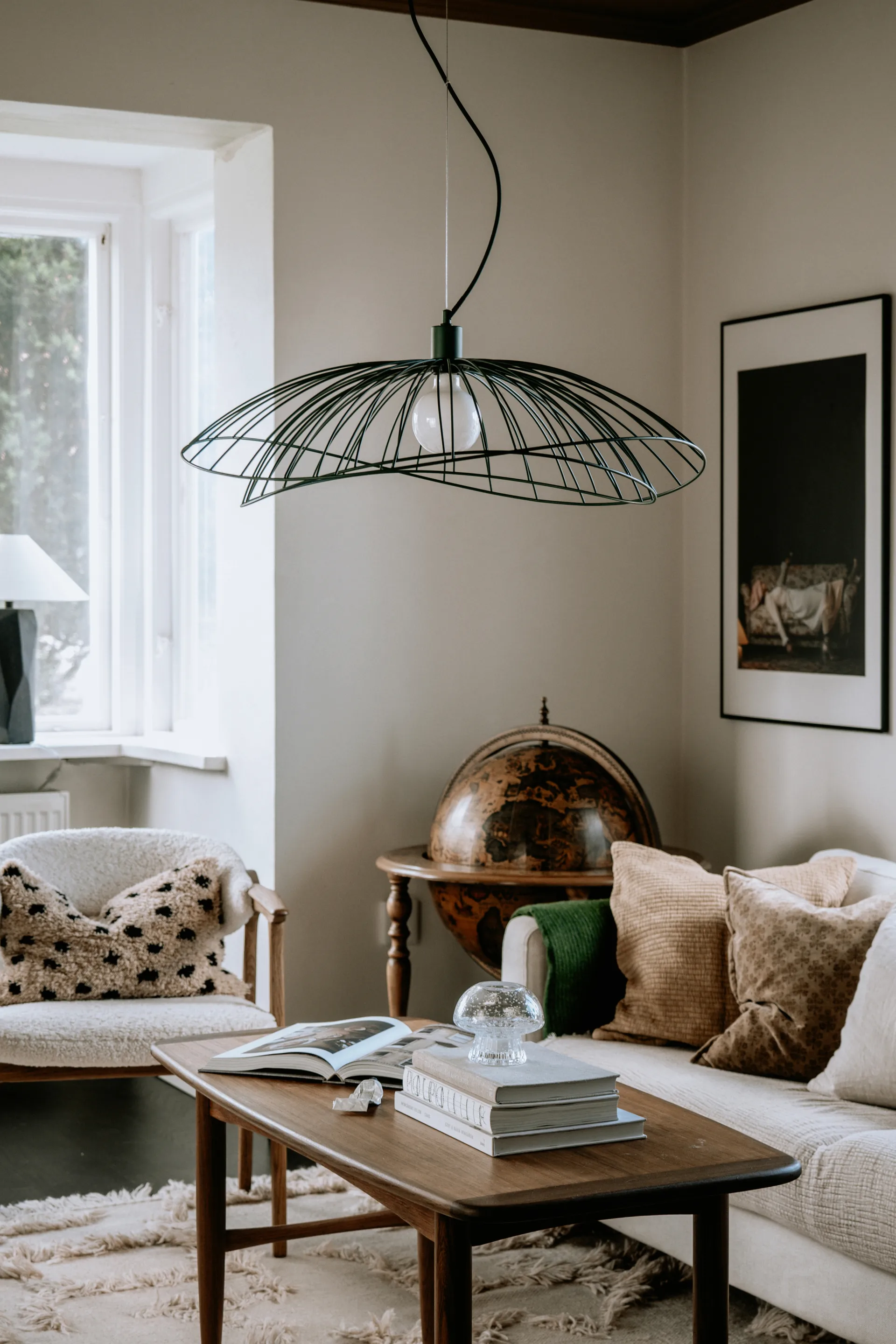 Ray Pendelleuchte Ø70 cm, Grün Globen Lighting