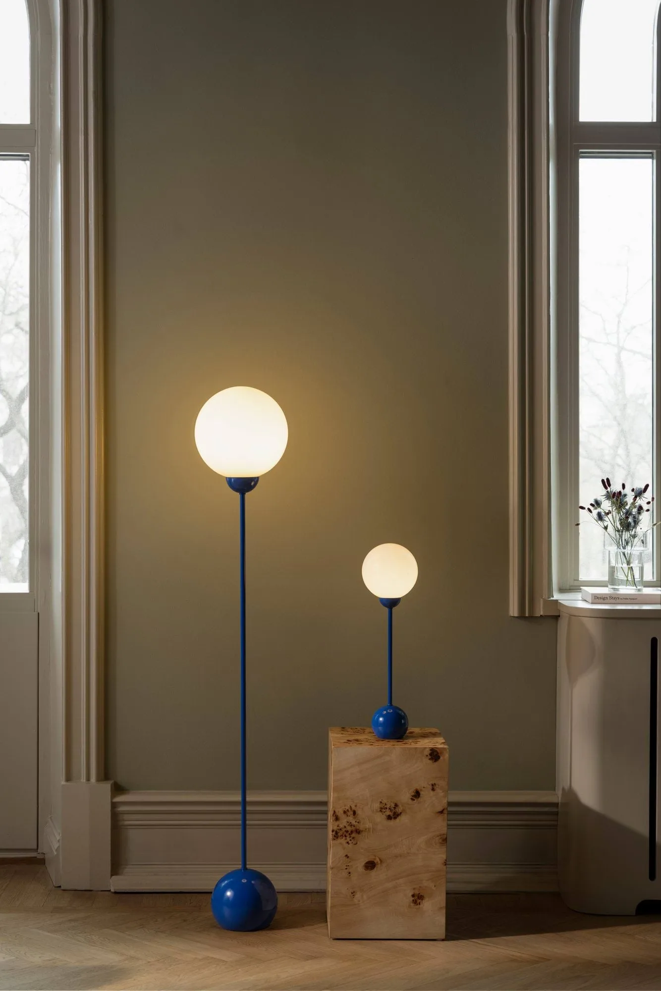 Ripley Tischleuchte, Blau, 52 cm Globen Lighting