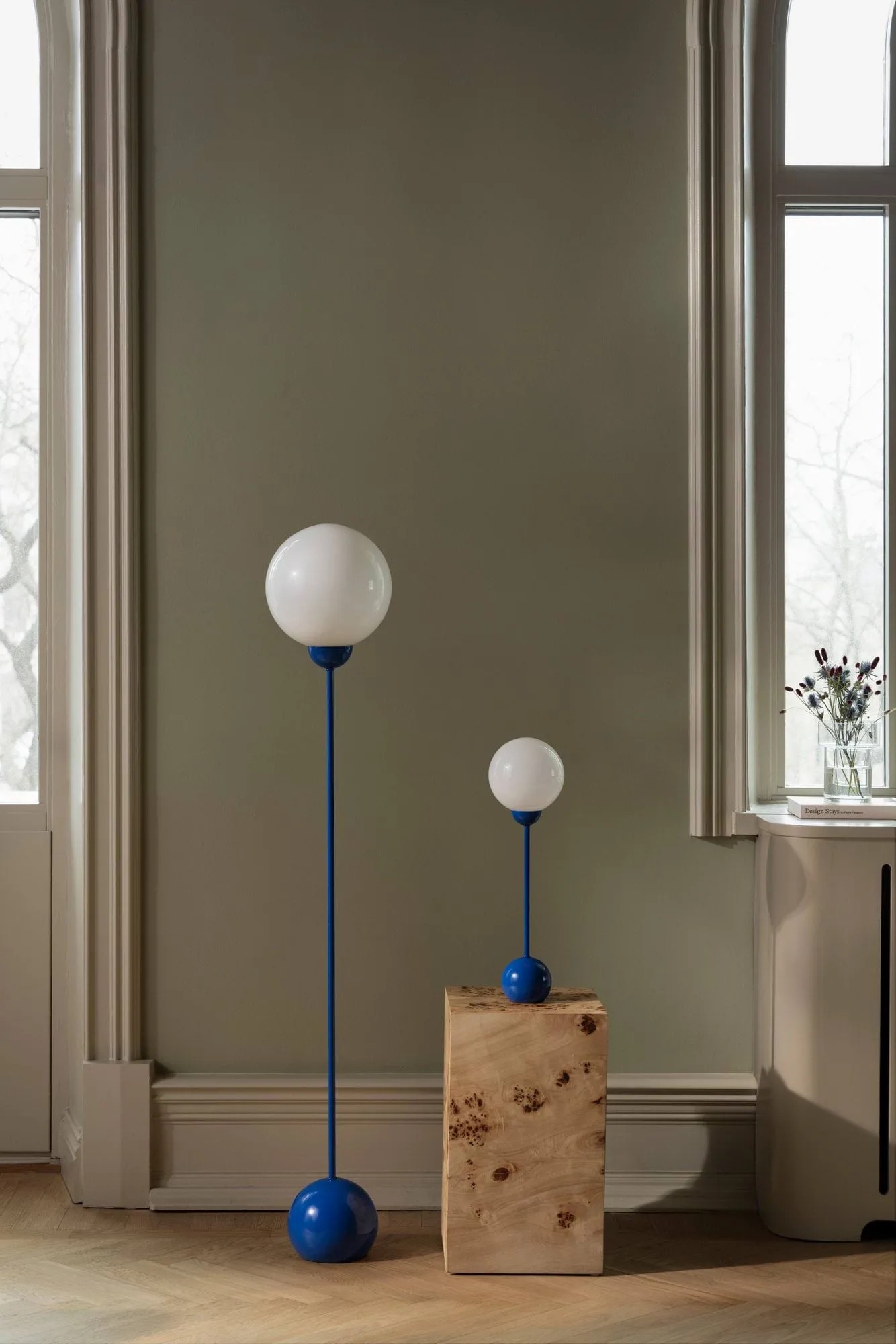 Ripley Tischleuchte, Blau, 52 cm Globen Lighting