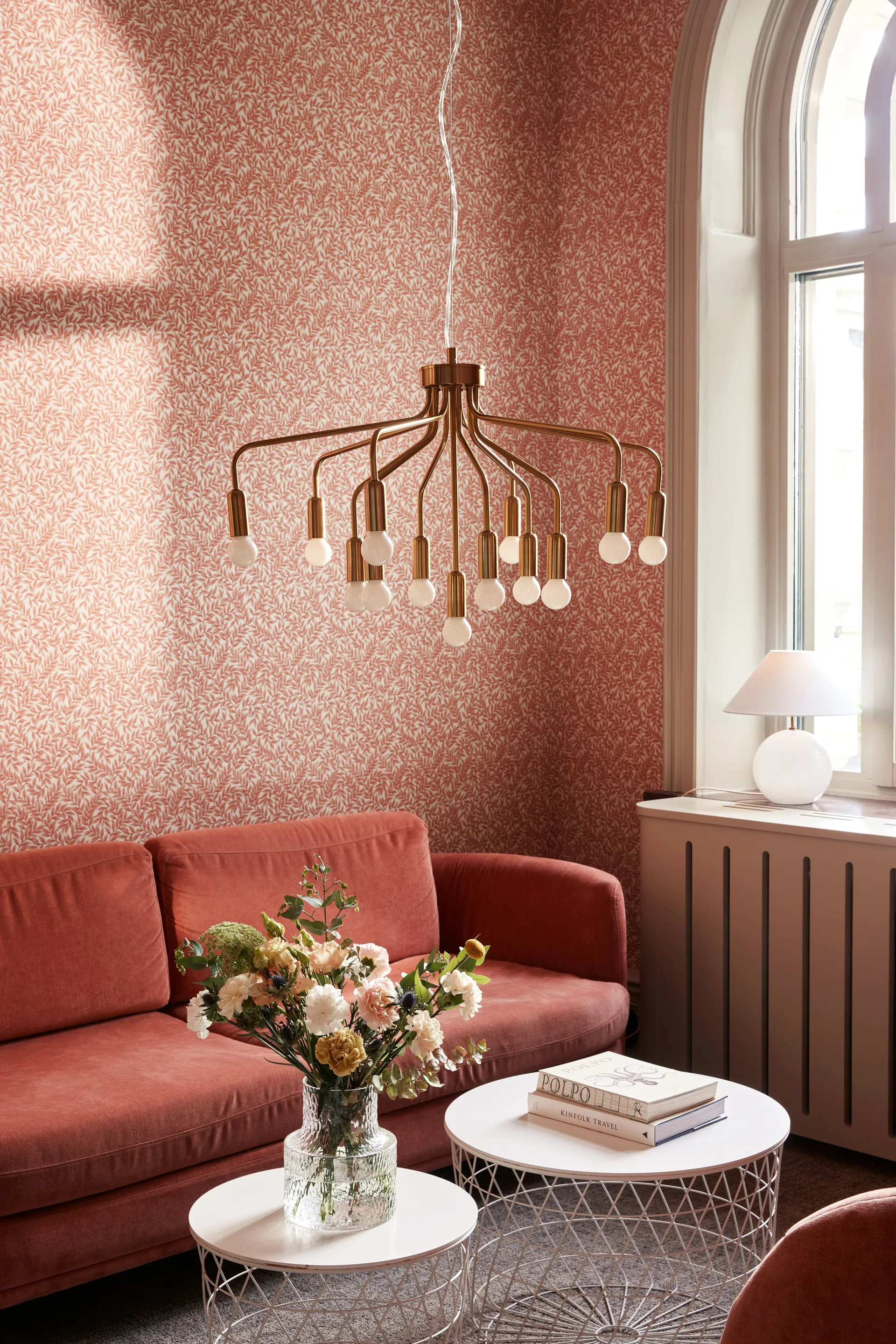 Roots 70 Pendelleuchte, Messing gebürstet Globen Lighting