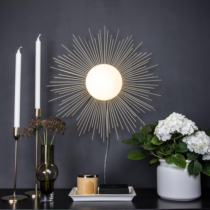 Soleil Deckenleuchte/Wandleuchte Ø56cm - Messing gebürstet - Globen Lighting