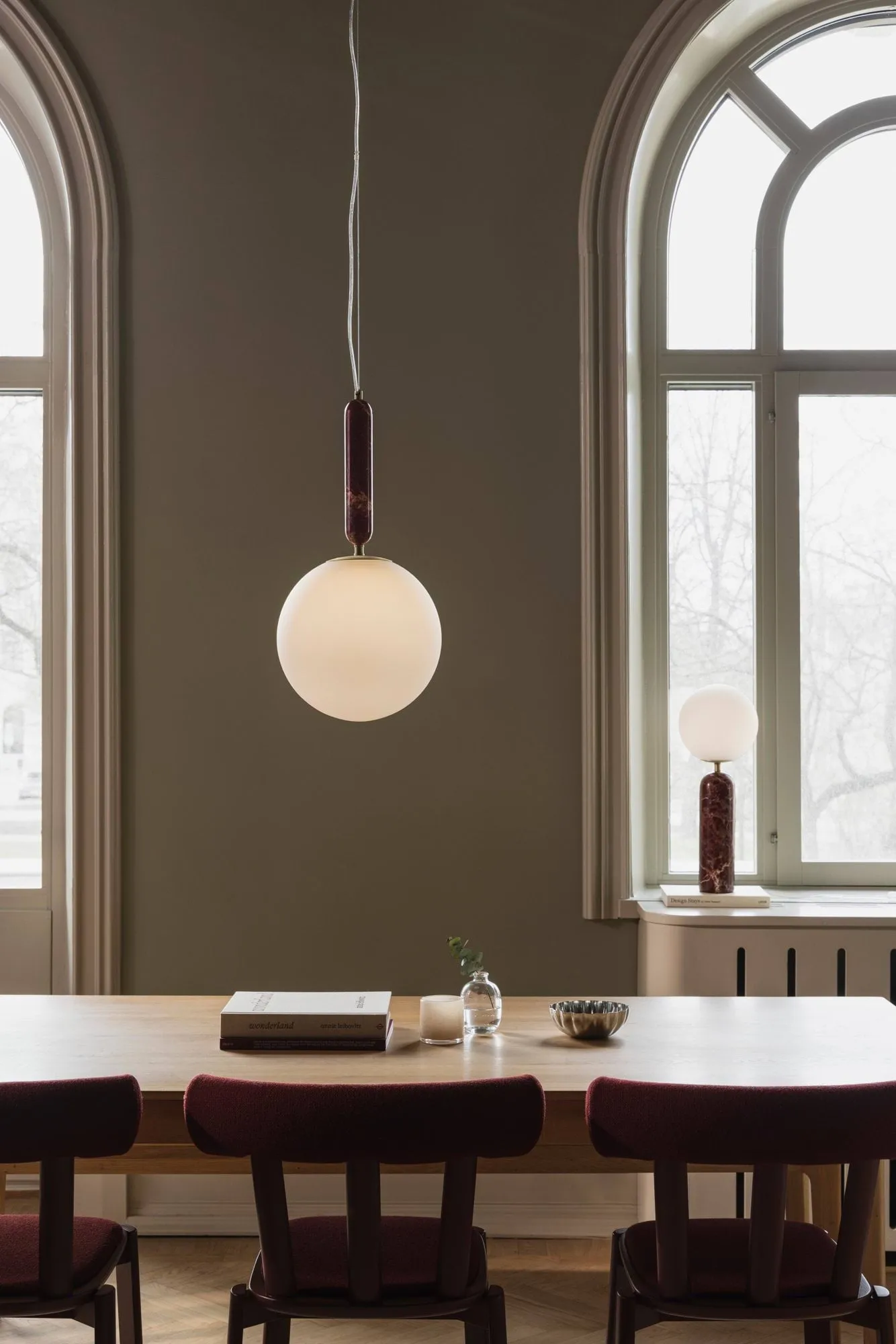 Torrano Pendelleuchte 30cm, Rosso Levanto Globen Lighting