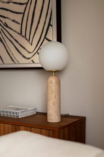 Torrano Tischleuchte - Travertin - Globen Lighting