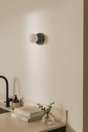 Torrano Wandleuchte/Deckenleuchte 13cm - Dunkelgrüner Marmor - Globen Lighting