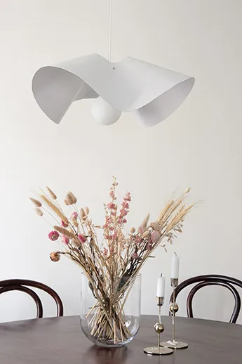 Volang Pendelleuchte Ø50cm, Weiß Globen Lighting