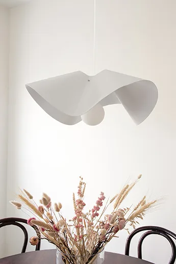 Volang Pendelleuchte Ø50cm, Weiß Globen Lighting
