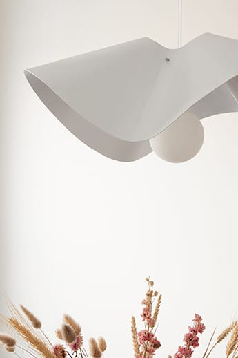 Volang Pendelleuchte Ø50cm, Weiß Globen Lighting