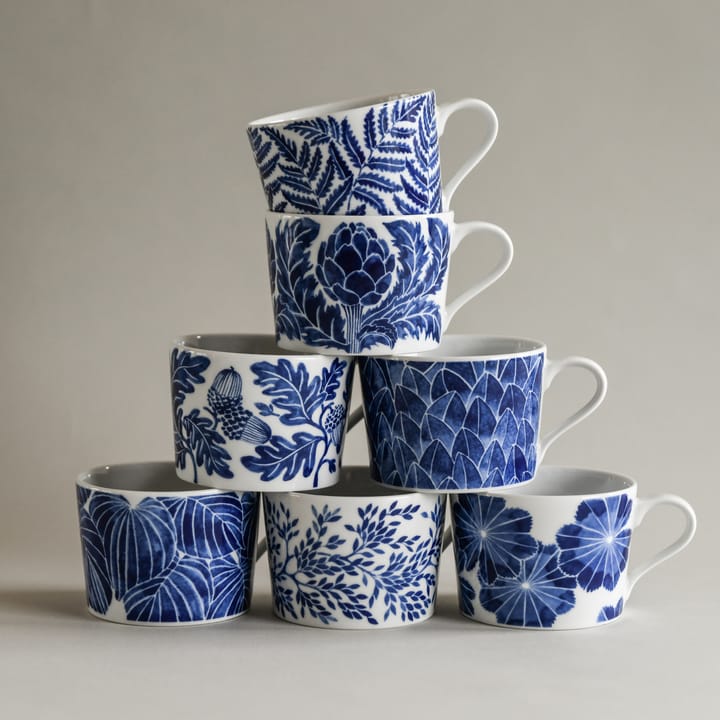 Acorn Tasse 24 cl, Blau Götefors Porslin