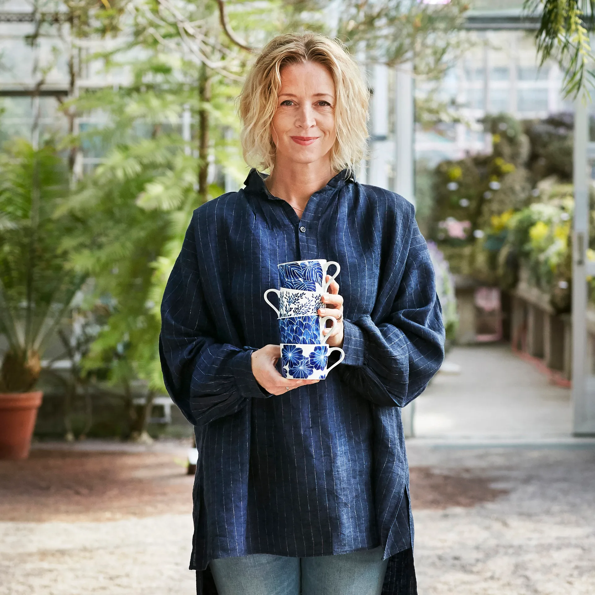 Botanica Tasse mit Henkel, Myrte Götefors Porslin