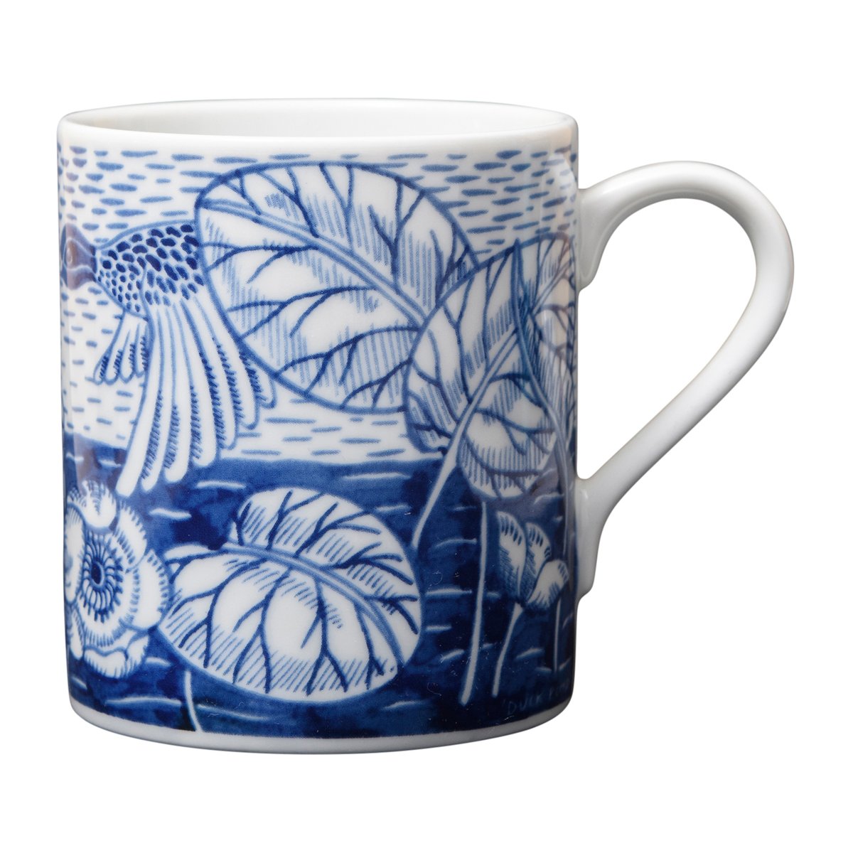Götefors Porslin Duck pond Tasse 35cl Blau