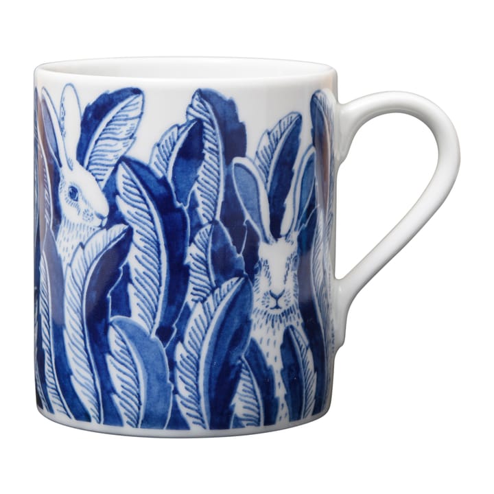 Hares in hiding Tasse 35cl - Blau - Götefors Porslin