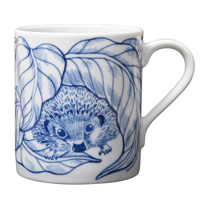 Hedgehogs awakening Tasse 35cl - Blau - Götefors Porslin