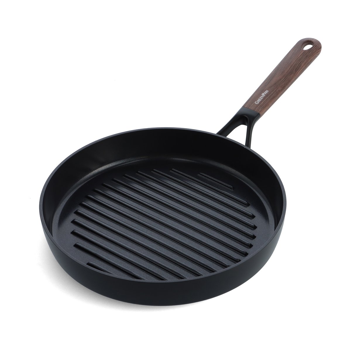 GreenPan Eco Smartshape Grillpfanne 28 cm Dark wood