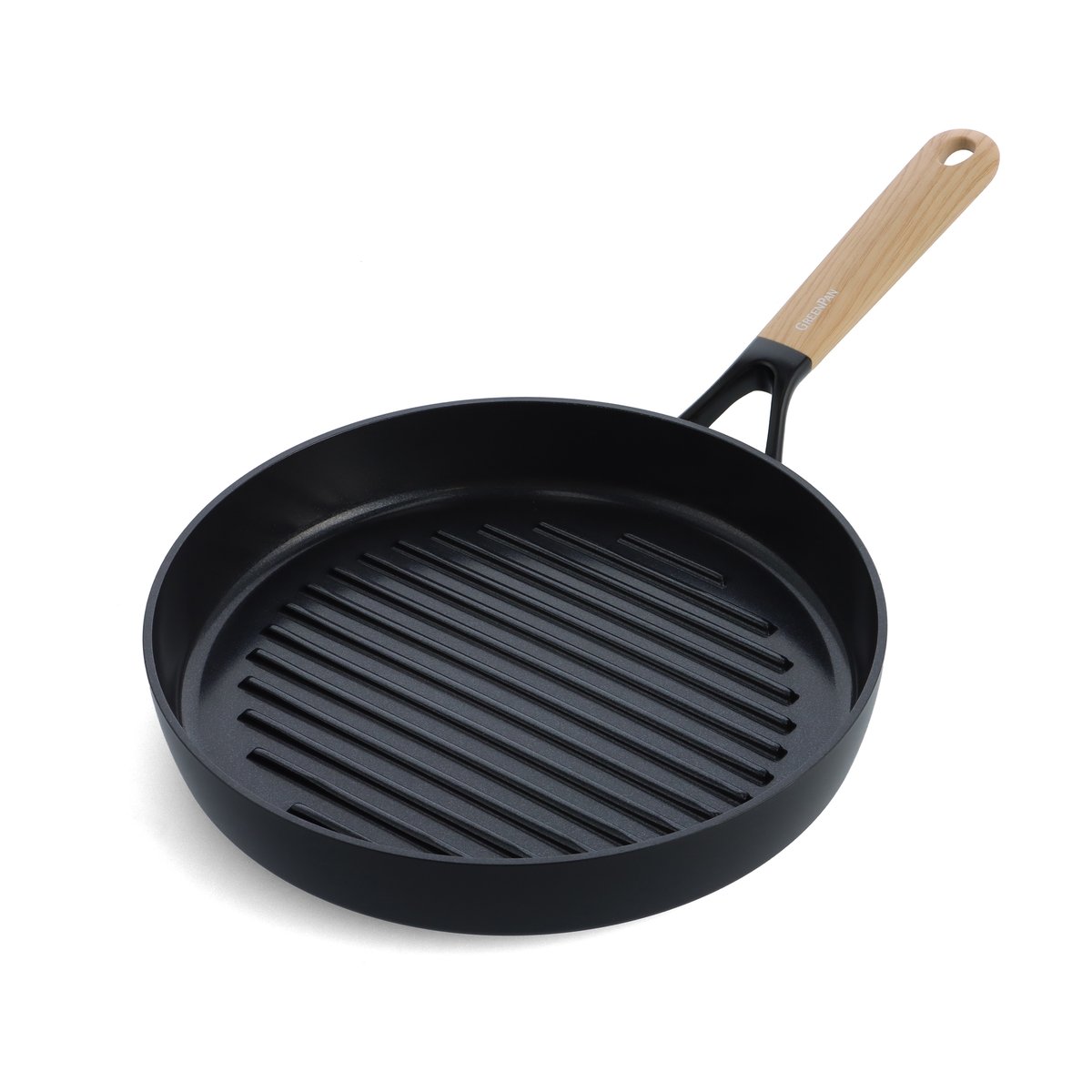 GreenPan Eco Smartshape Grillpfanne 28 cm Light wood