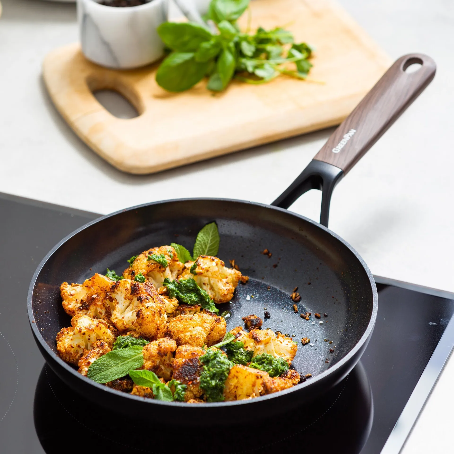 Eco Smartshape Pfanne 24 cm, Dark wood GreenPan