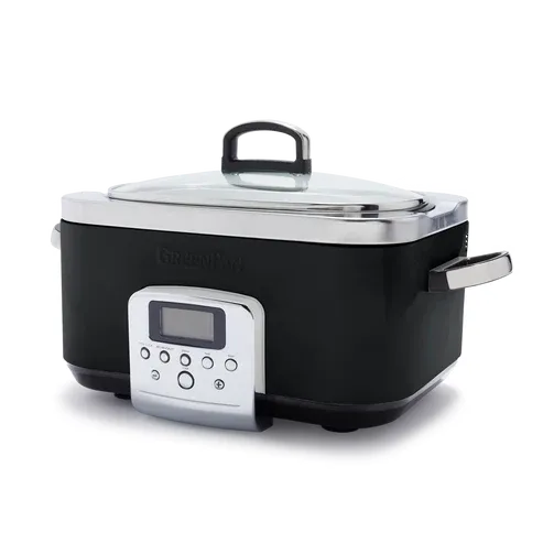 GreenPan Slowcooker 6 l 48x34 cm, Schwarz GreenPan