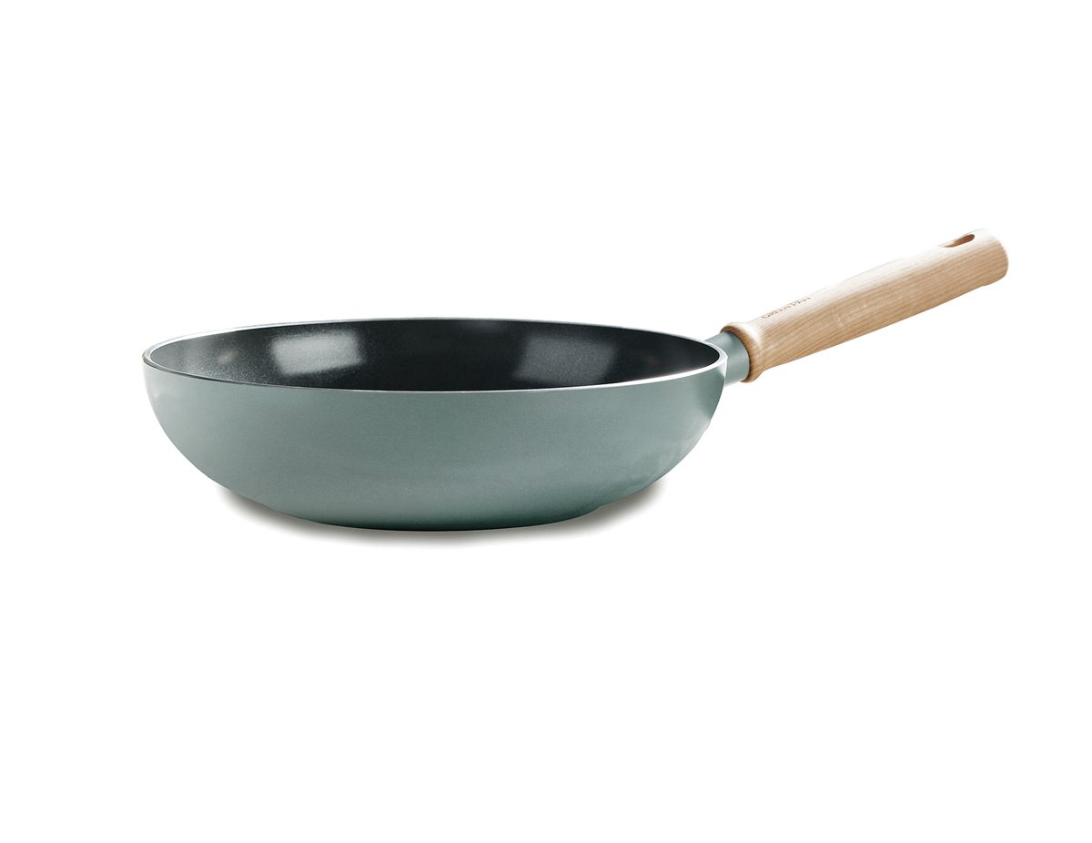 GreenPan Mayflower Pro Wokpfanne 28 cm Grünblau