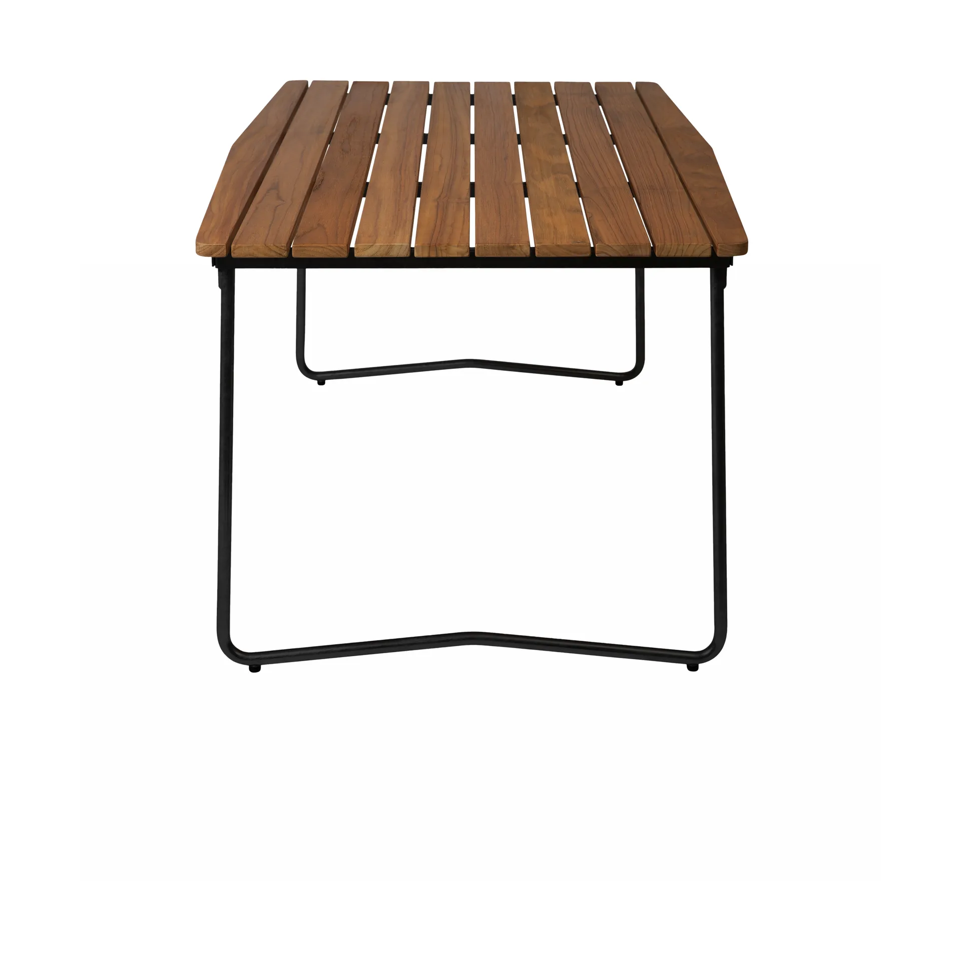 B31 Esstisch, Teak unbehandelt-Schwarz Grythyttan Stålmöbler