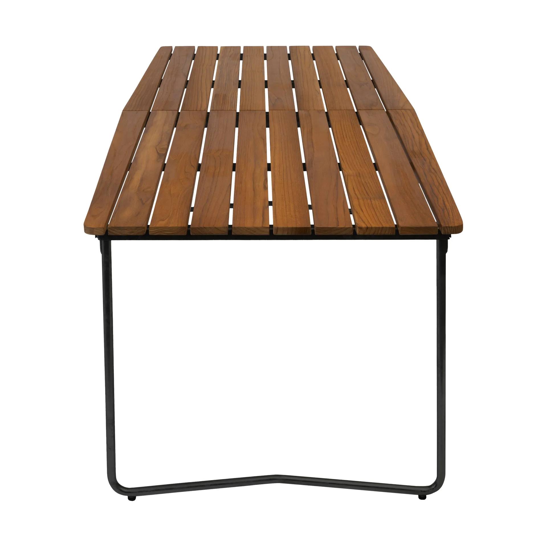 B31 Esstisch, Teak unbehandelt-Schwarz Grythyttan Stålmöbler