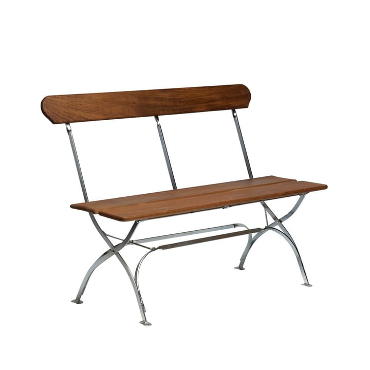 Biergarten-Sofa - Teak-Gestell warmverzinkt - Grythyttan Stålmöbler