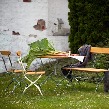 Biergarten-Sofa - Teak-Gestell warmverzinkt - Grythyttan Stålmöbler