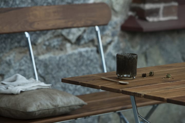 Biergarten-Tisch, Teak-Gestell warmverzinkt Grythyttan Stålmöbler