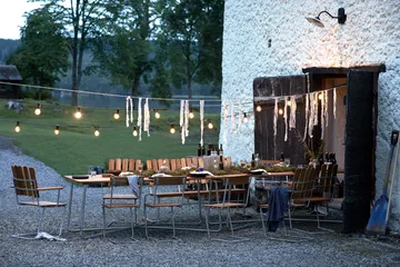 Grythyttan Esstisch-Set 2st B25A + 8 Stk. Stuhl 1 Teak - Grythyttan Stålmöbler