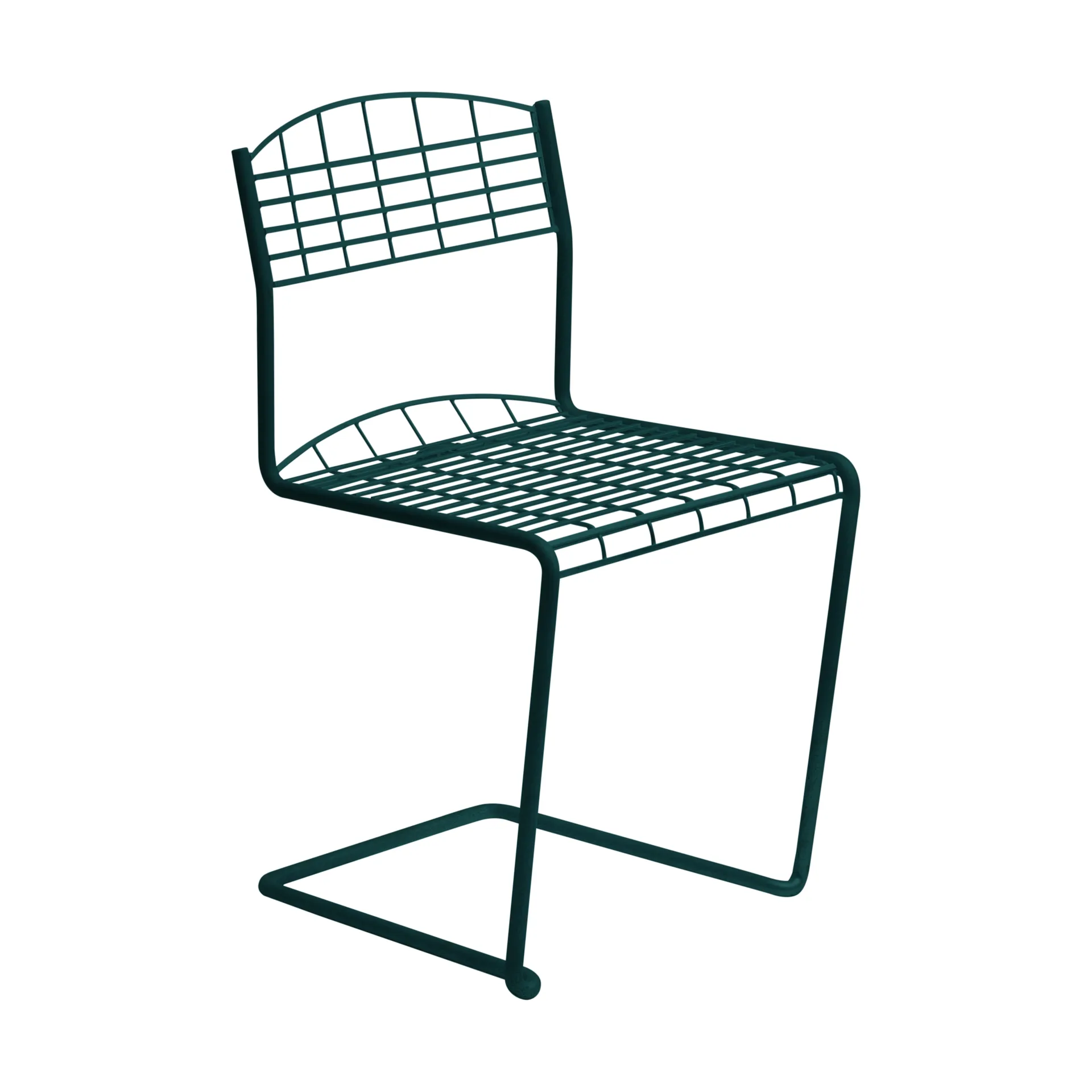 High Tech Stuhl, Blue green Grythyttan Stålmöbler