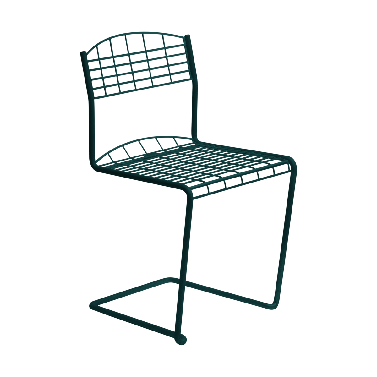 Grythyttan Stålmöbler High Tech Stuhl Blue green