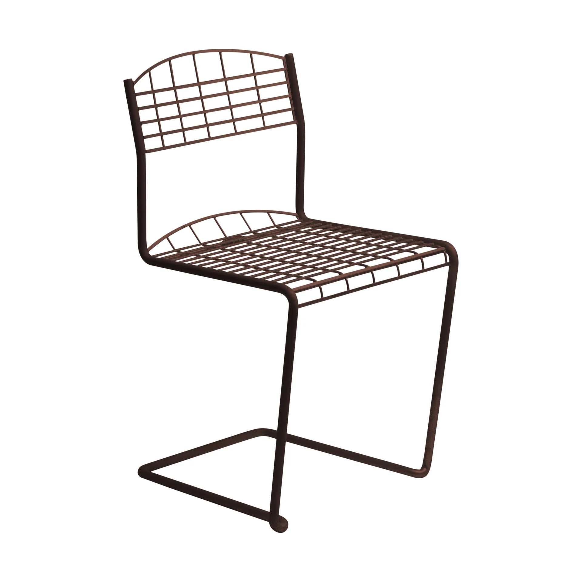 High Tech Stuhl, Chestnut Grythyttan Stålmöbler