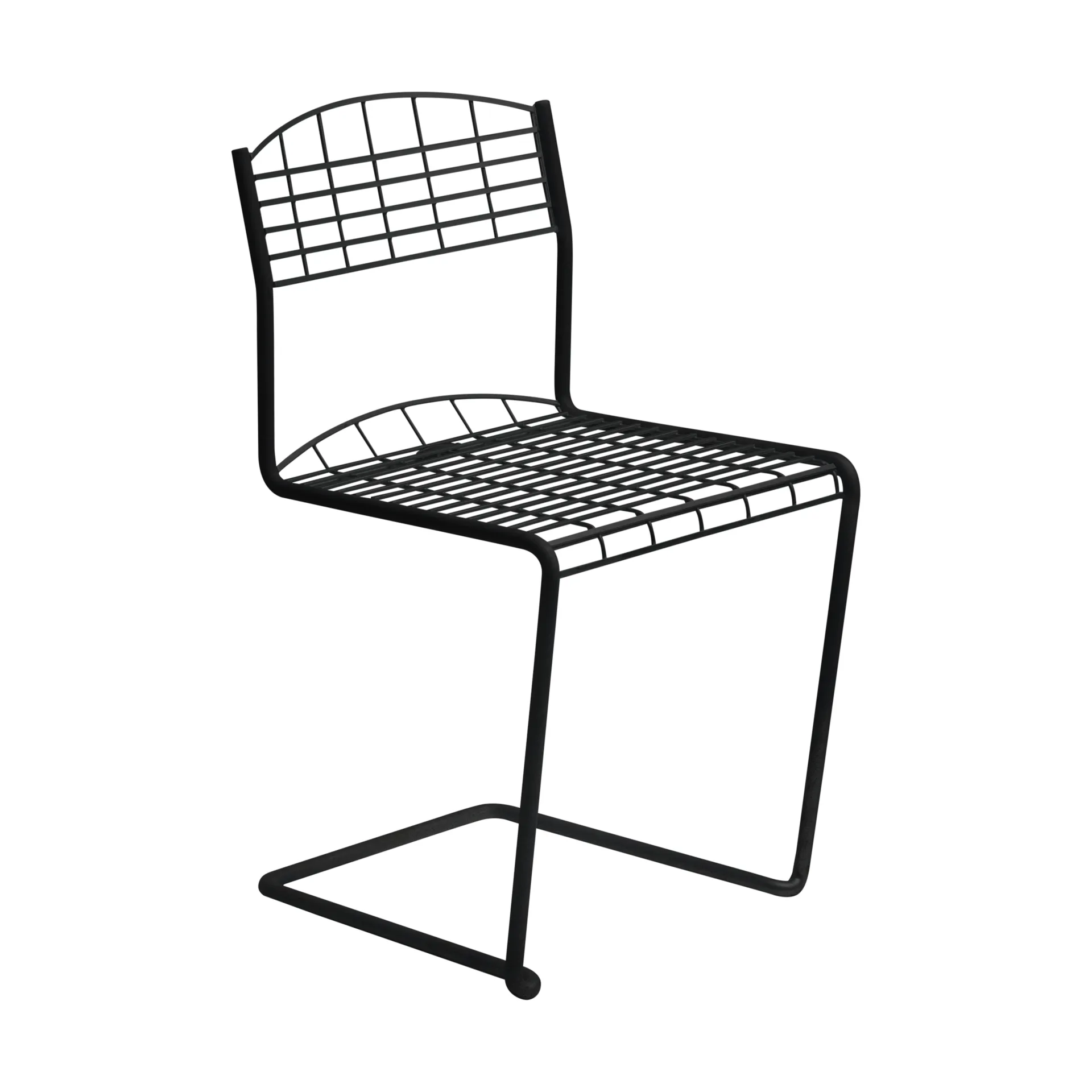 High Tech Stuhl, Schwarz Grythyttan Stålmöbler