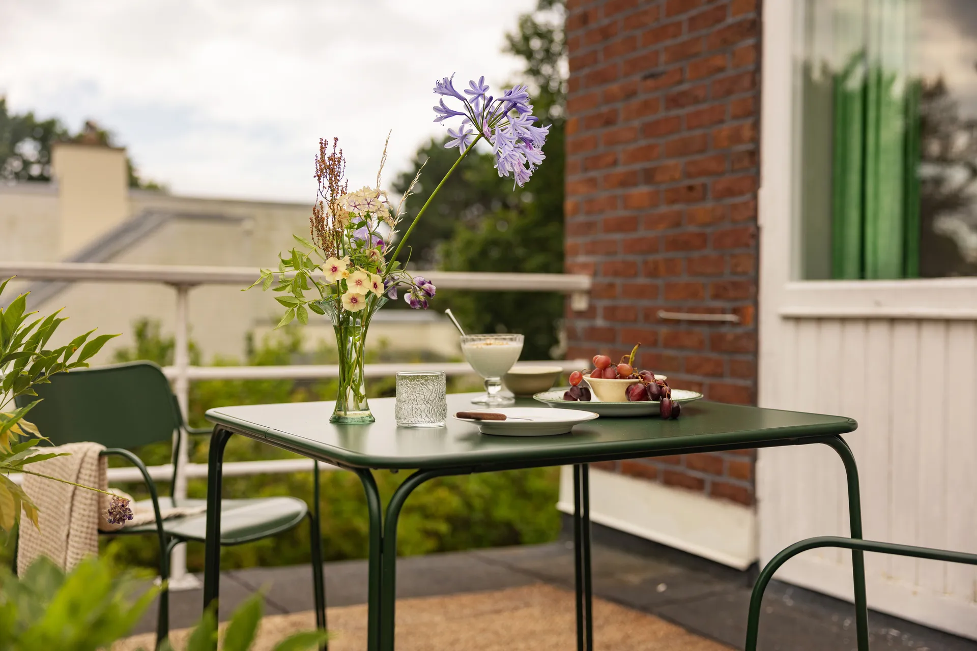 Libelle Tisch, Grün Grythyttan Stålmöbler