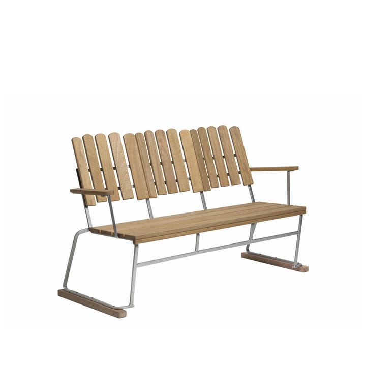 Sofa 6, Eiche geölt- Gestell warmverzinkt Grythyttan Stålmöbler