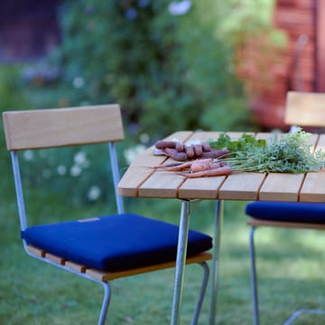 Stuhl 1 - Teak-Gestell warmverzinkt - Grythyttan Stålmöbler