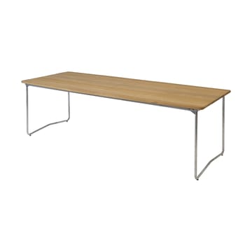 Table B31 Esstisch 230 cm - Eiche geölt-Beine verzinkt - Grythyttan Stålmöbler