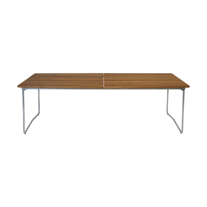 Table B31 Esstisch 230 cm - Teak unbehandelt- Beine verzinkt - Grythyttan Stålmöbler