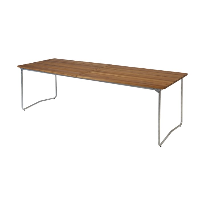 Table B31 Esstisch 230 cm - Teak unbehandelt- Beine verzinkt - Grythyttan Stålmöbler